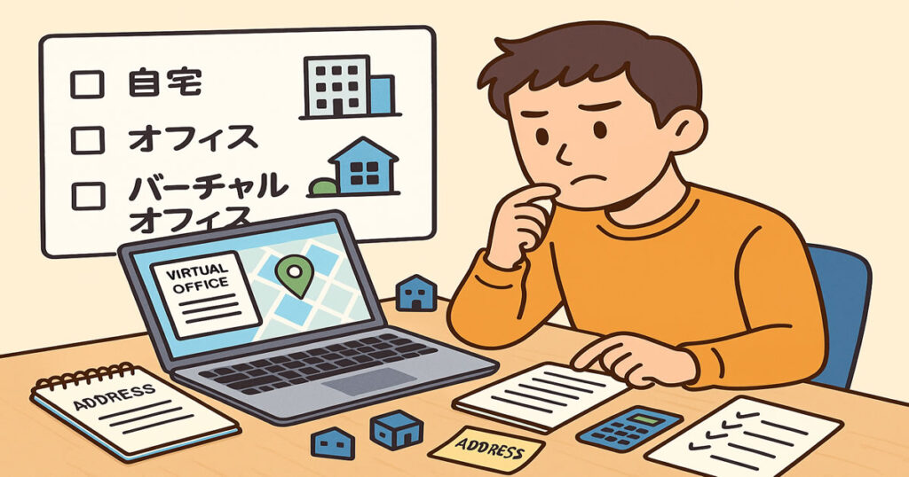 本店所在地を決める
