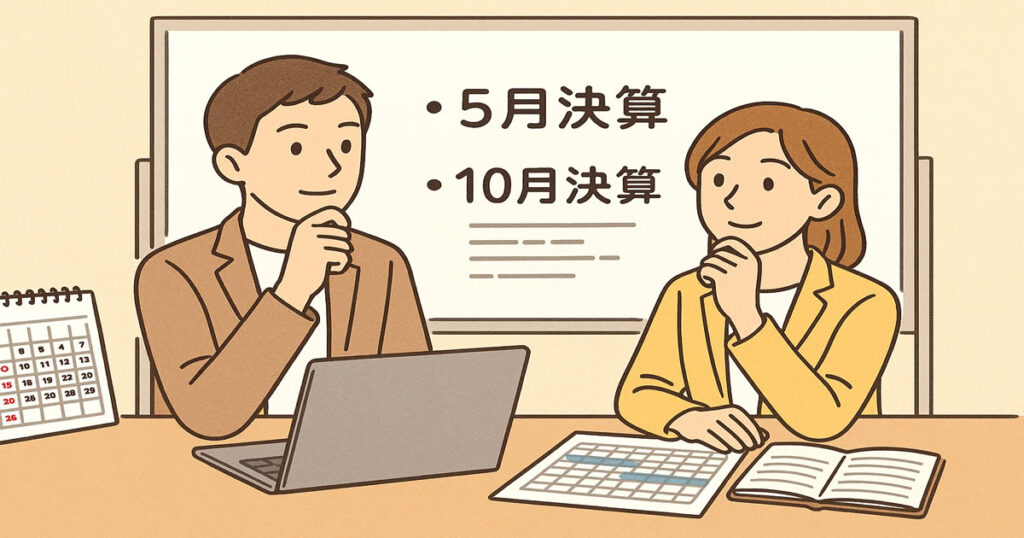 事業年度(決算期)を決める