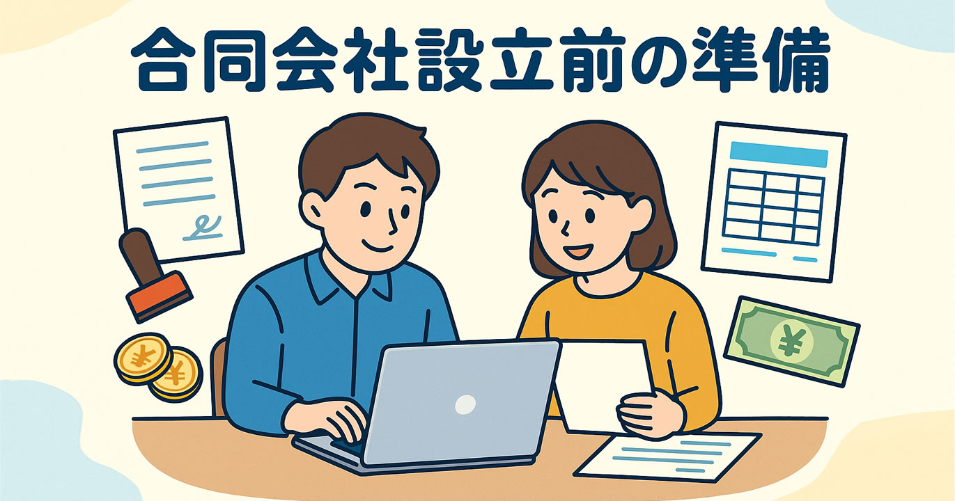 合同会社 設立前の準備